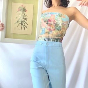 🌸 Vintage Angelic Corset Tube Top